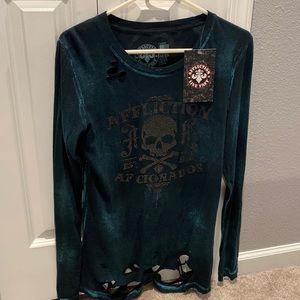 Affliction Long Sleeve Top